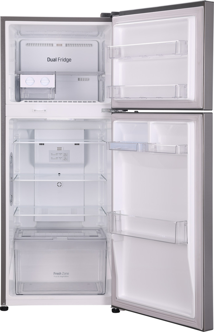 LG 260 L Frost Free Double Door 2 Star Convertible Refrigerator (Shiny Steel, GL-T292RPZU)