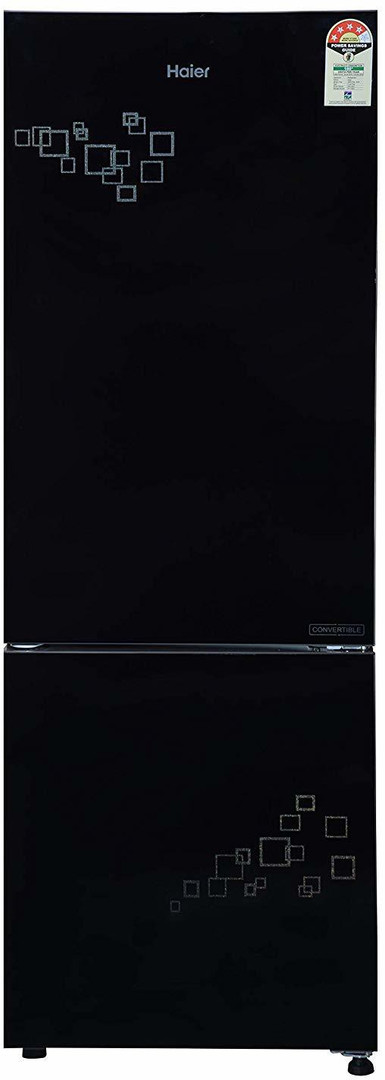 Haier 237 L Frost Free Double Door Bottom Mount 3 Star Convertible Refrigerator  (Mirror Glass, HRB-2764PMG-E)