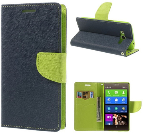 Price History of Trap Flip Cover for VIVO Y21L Blue from Flipkart