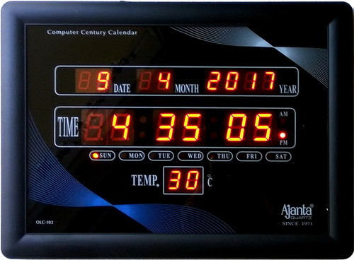 Price History of Ajanta Digital 32 cm X 42 cm Wall Clock