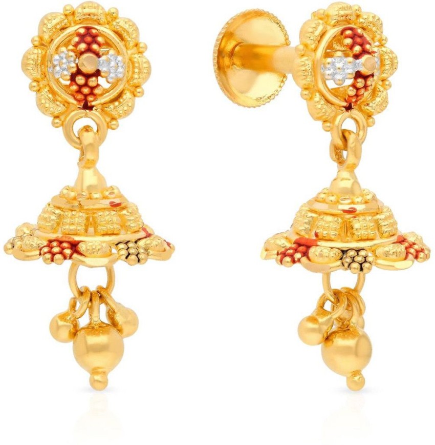 Discover More Than Gold Jhumka Earrings Malabar Super Hot Seven