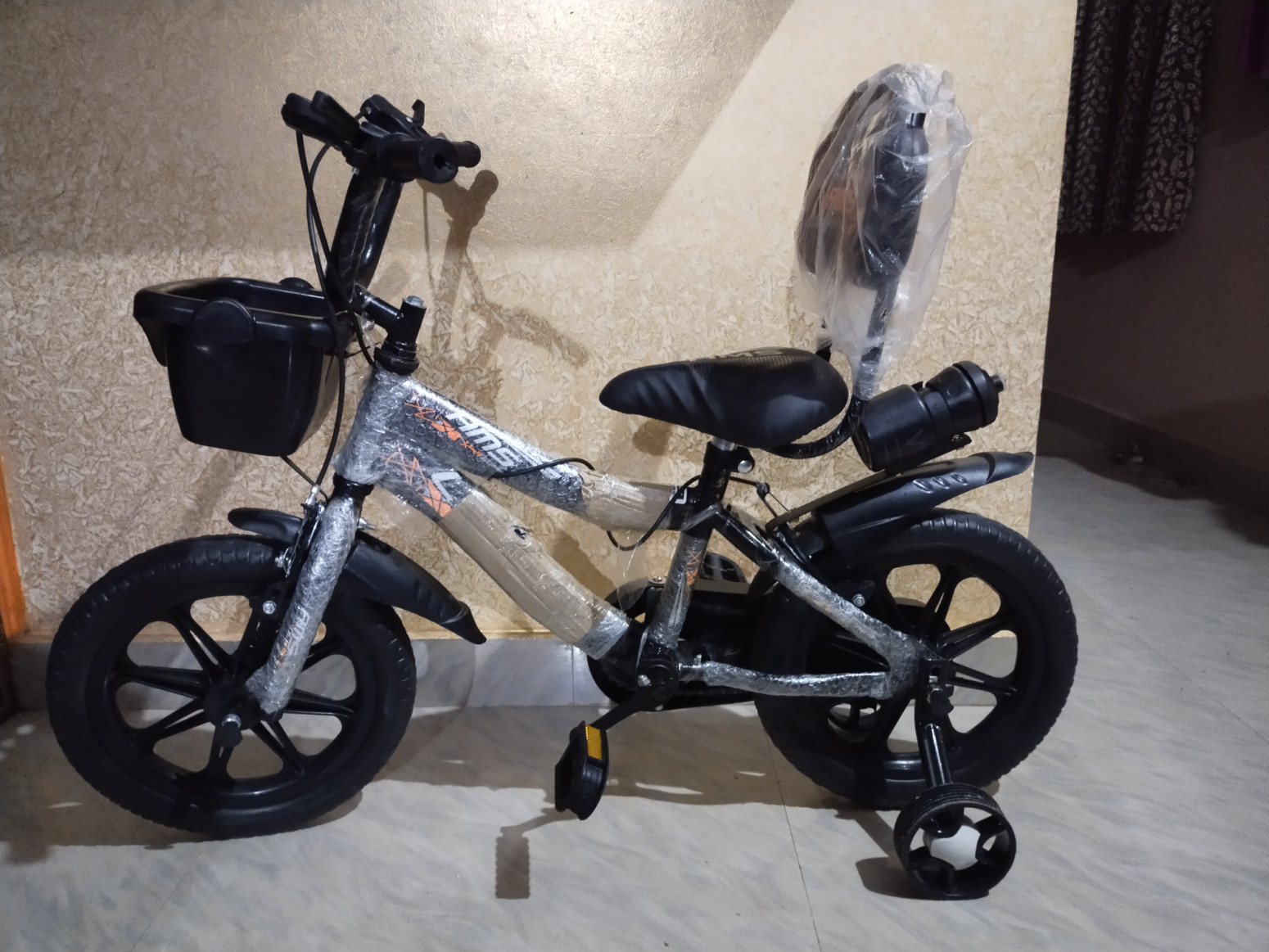 AMS Orange Black Kids bicycles For 2 to 5 Years Semi Assembled 14 T Cycle 14 T BMX Cycle Price in India Buy AMS Orange Black Kids bicycles For 2 to