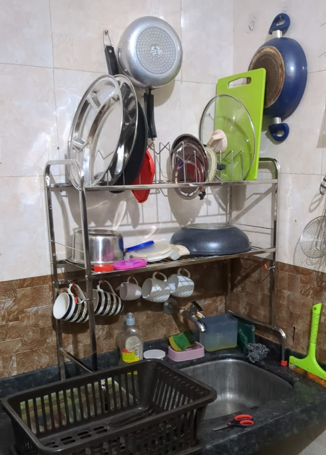 Utensil stand after wash hot sale