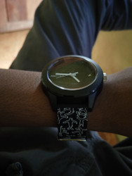 Fastrack 38003PP19W Tees Wicked Lines Analog Watch For Men