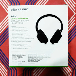 SoundLOGIC AER Voice Assistant Wireless Stereo Bluetooth Headset