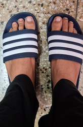 Adidas cloudfoam adilette slides heren cheap
