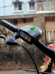 fastped cool bell with 3 led light bicycle bell