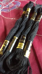 ZILZAA 4 mm Nylon Thread/Cord for Macrame Craft and DIY Project (BLACK, 50  MTR)