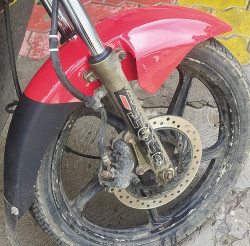 Hero honda hunk store front mudguard price