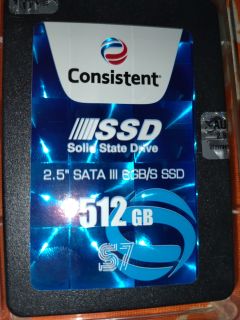 Consistent S7 512GB SATA SSD Black - Image 6