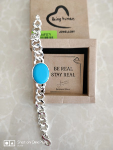 Being Human Jewellery Steel Silver Coated Bracelet Reviews Latest Review of Being Human Jewellery Steel Silver Coated Bracelet Price in India Flipkart