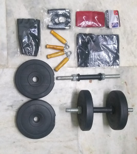 Protoner 10kg Adjustable Dumbbells String Bag Gym Fitness Kit