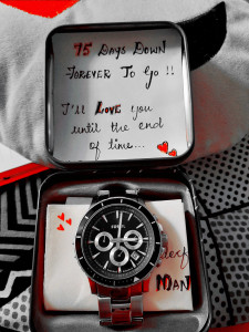 Surprise watch gift for boyfriend message online