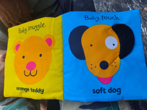 Baby touch snuggle cloth book clearance