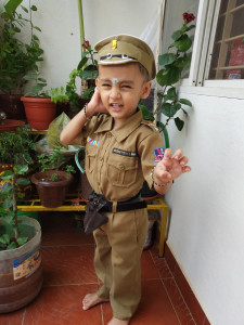 Little singham dress for kids 2025