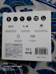 Samsung C T Itfit A08b Gp Oau019sabbi Flexible Neck Band Handsfree