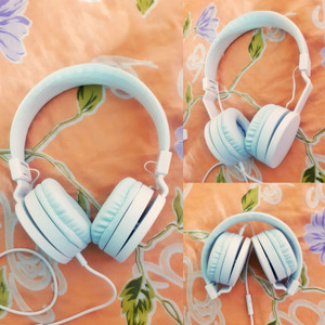 Miniso Foldable Headphone White Comfortable Rotatable Wired