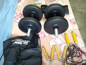 Protoner 10kg adjustable sales dumbbells with string bag