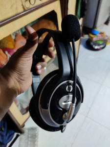 Hp b4b09pa headphones with mic flipkart discount