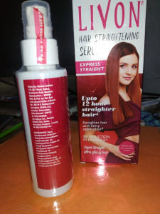 Livon Hair Straightening Serum Straighten Instantly 5x Less
