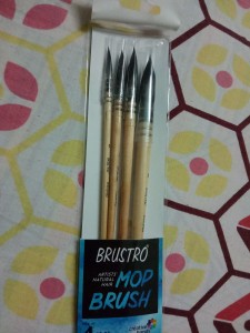 Brustro Mop Brush Review, Brustro mop brush set review, Affordable Mop  brushes
