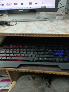 RPM Euro Games Gaming Keyboard With Palm Rest, Back Lit, Membrane