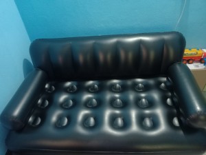 Telebrands Pvc 3 Seater Inflatable Sofa