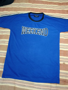 Weekend t shirt top red danish zehen