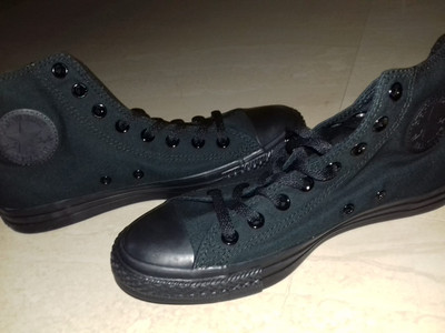 Converse full black high ori store