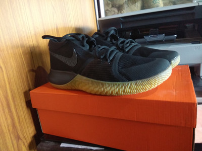NIKE ZOOM ASSERSION Basketball Shoes For Men Buy BLACK BLACK GUM LIGHT BROWN Color NIKE ZOOM ASSERSION Basketball Shoes For Men Online at Best Price Shop Online for Footwears in India