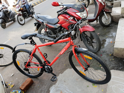 Mach city cycle red colour hot sale