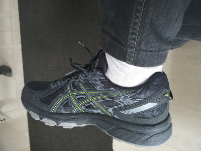 Asics gel venture 6 black store
