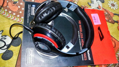 Soundlogic bthp001px_bk bluetooth headset with mic clearance