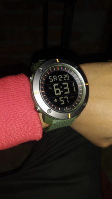 Eddy hager 800 digital store army green sports watch