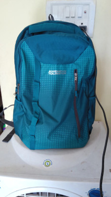 AMERICAN TOURISTER JAZZ PLUS 02 TEAL 34 L Backpack Blue Price in India Flipkart