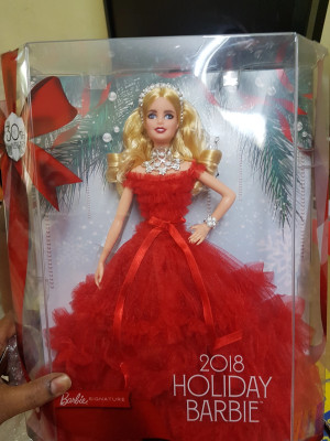 2018 holiday barbie 2025 brunette