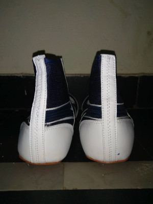 Hercules wrestling shoes white clearance