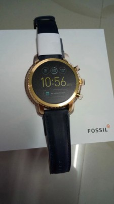 Fossil q hotsell explorist gold