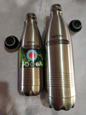 MILTON Thermosteel Duo Dlx 1000Ml Insulated Steel Bottle - Cherryred