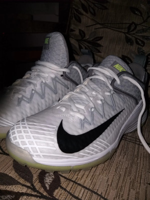NIKE LUNAR AUDACITY Cricket Shoes For Men Buy WHITE BLACK WOLF