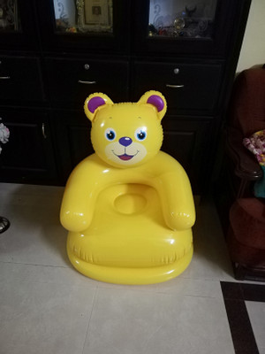 INTEX Original Inflatable Kids Happy Animal Teddy Air Chair with