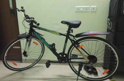 Hero sprint traveller 700c 7 speed hybrid discount cycle