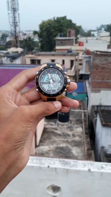 SKMEI Analog Digital Watch For Men Buy SKMEI Analog Digital Watch For Men 1016 gold Online at Best Prices in India Flipkart