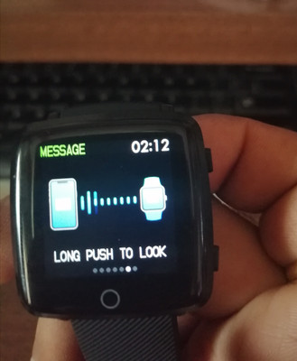 Lenovo carme 2025 hw25p smartwatch black