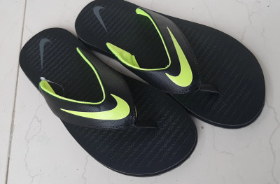 NIKE Men CHROMA THONG 5 SS 19 Slippers Buy BLACK VOLT DARK GREY Color NIKE Men CHROMA THONG 5 SS 19 Slippers Online at Best Price Shop Online for Footwears in India Flipkart