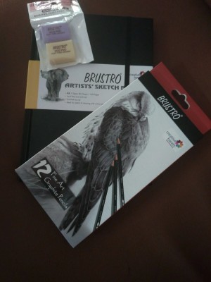 Brustro A5 Sketch Book 160 GSM  120 Pages + Artists' Graphite Pencil Set /  Buy now ! – BrustroShop