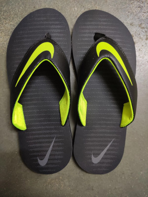 NIKE Men CHROMA THONG 5 SS 19 Slippers Buy BLACK VOLT DARK GREY Color NIKE Men CHROMA THONG 5 SS 19 Slippers Online at Best Price Shop Online for Footwears in India Flipkart