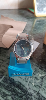 Sonata 77106sm01 analog discount watch