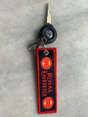 Royal enfield cloth keychain shop