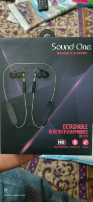 Sound One DC 111 Detachable Bluetooth Earphones Bluetooth Price in India Buy Sound One DC 111 Detachable Bluetooth Earphones Bluetooth Online Sound One Flipkart
